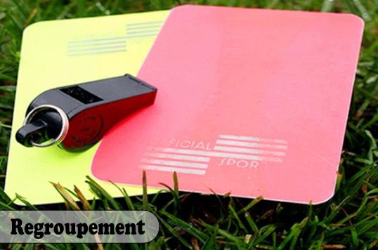 Regroupement des arbitres et les arbitres assistants