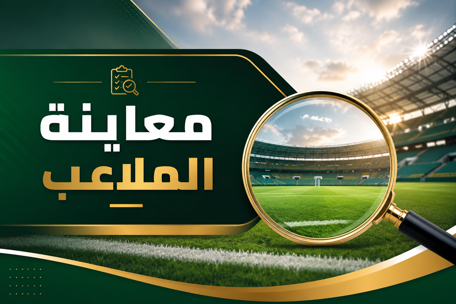 معاينة الملاعب