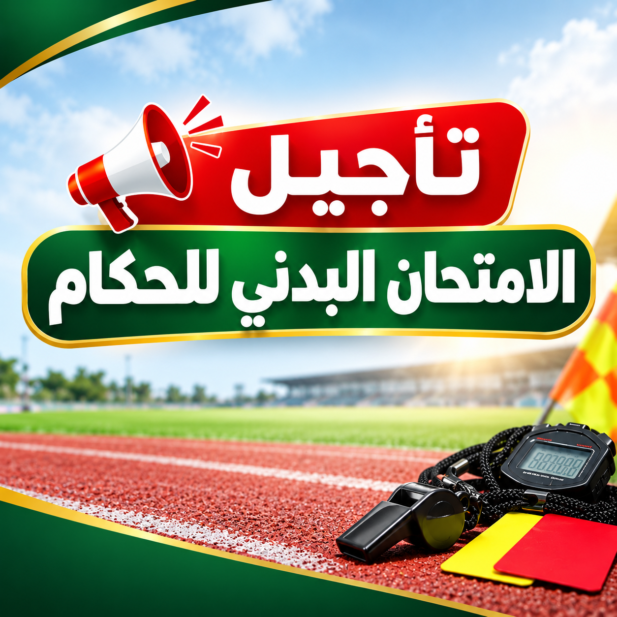 الامتحان البدني للحكام الجهويين 