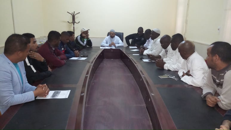 الاجتماع التقني مقابلة السد القسم الجهوي الثاني المجموعة " د "