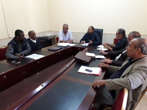 اجتماع الأمناء العامون للرابطات الولائية مع الأمين العام للرابطة