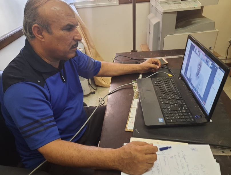 إجتماع عمل للمديرية الفنية بتقنية الفيديو