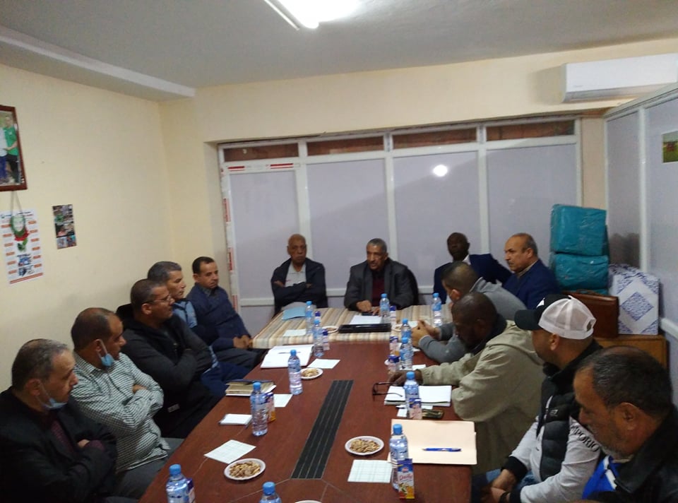 اجتماع المديرية الفنية الجهوية مع المديرين الفنيين الولائيين