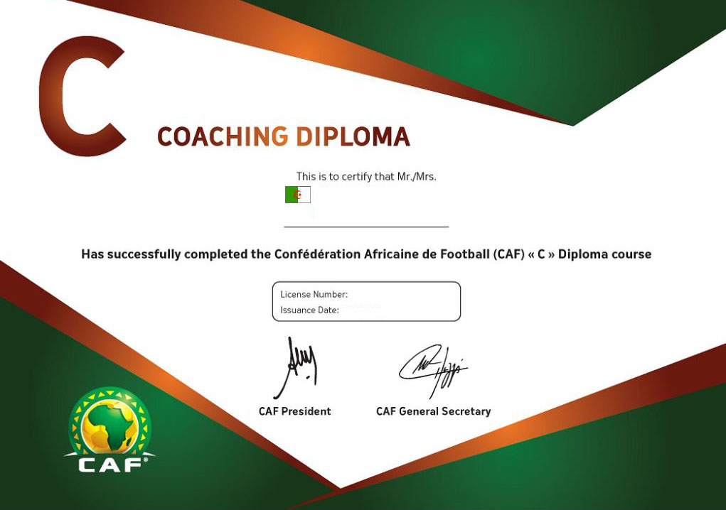تربص المدربين CAF C