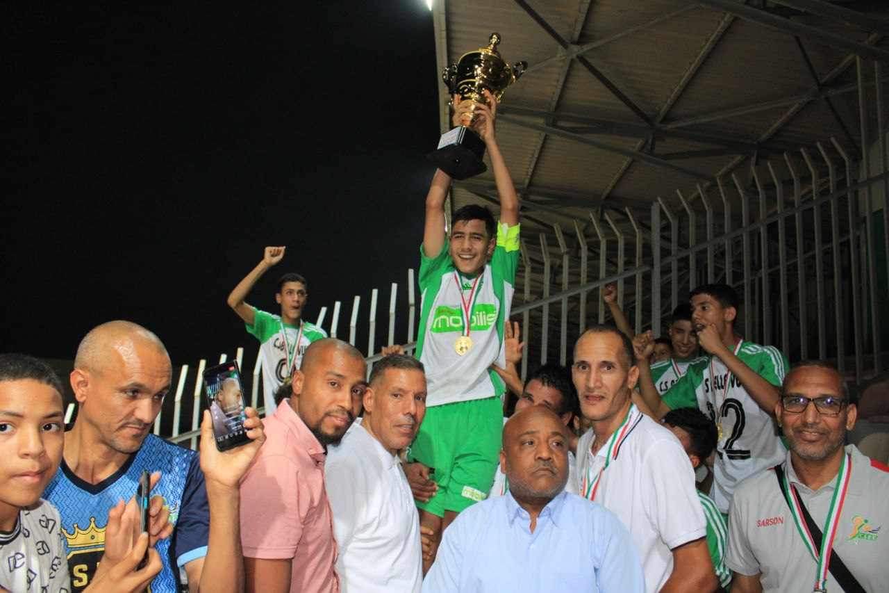 نادي المنظر الجميل بطلا لفئة اقل من 15سنة 